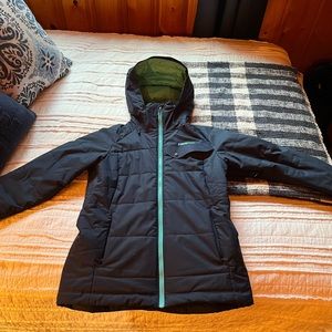 Woman’s Navy Patagonia Ski Jacket - Medium